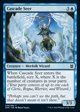 Cascade Seer MTG Zendikar Rising #048