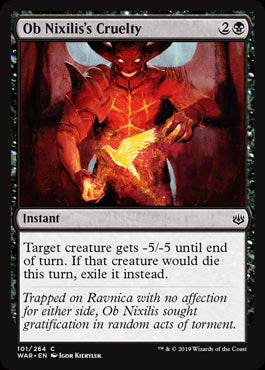 Ob Nixilis's Cruelty MTG Singles