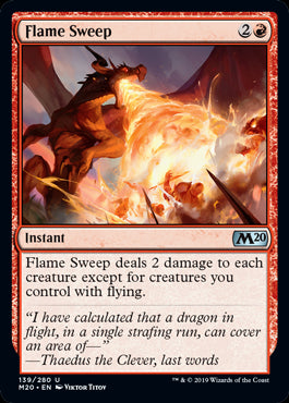 Flame Sweep MTG Core 2020 - 139 Non-Foil