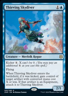 Thieving Skydiver MTG Zendikar Rising #085
