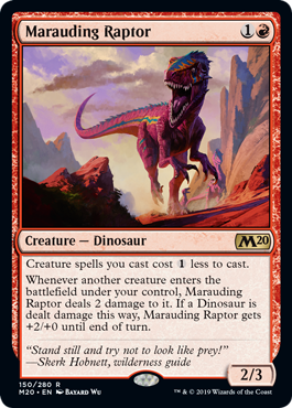 Marauding Raptor MTG Core 2020 - 150 Non-Foil