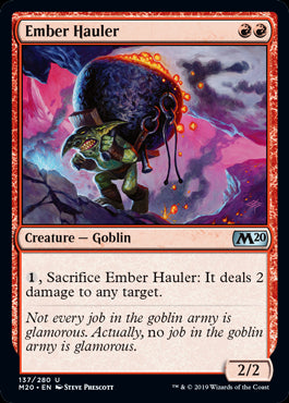 Ember Hauler MTG Core 2020 - 137 Non-Foil