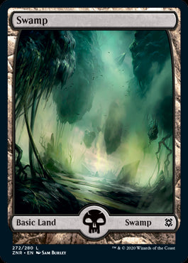 Full Art Swamp MTG Zendikar Rising #272