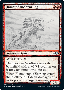 Flametongue Yearling Showcase Foil