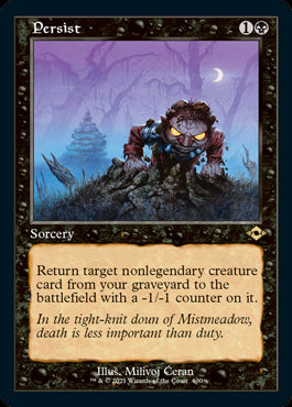 Persist Retro Foil-Etched