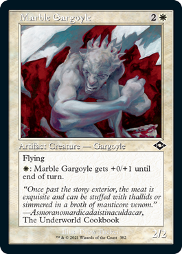 Marble Gargoyle Retro