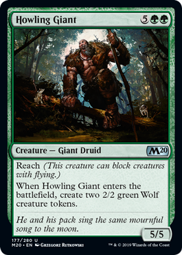 Howling Giant MTG Core 2020 - 177 Non-Foil