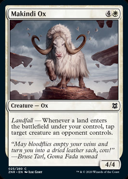 Makindi Ox MTG Zendikar Rising #025