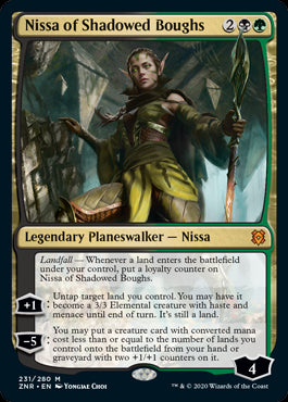 Nissa of Shadowed Boughs MTG Zendikar Rising #231