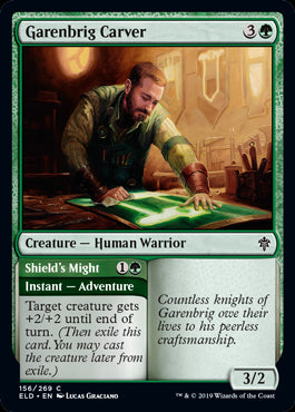 Garenbrig Carver // Shield's Might Throne of Eldraine - 156 Non-Foil