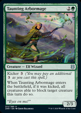 Taunting Arbormage MTG Zendikar Rising #212