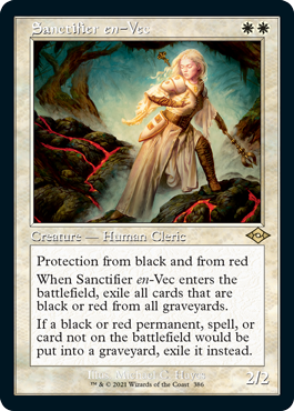 Sanctifier En-Vec Retro Foil-Etched