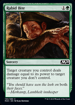 Rabid Bite MTG Core 2020 - 190 Non-Foil
