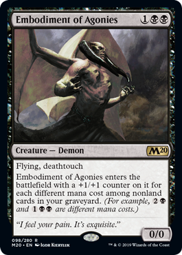 Embodiment of Agonies MTG Core 2020 - 098 Non-Foil