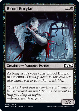 Blood Burglar MTG Core 2020 - 088 Non-Foil
