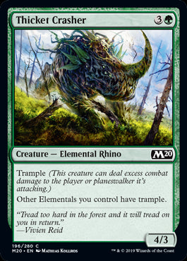 Thicket Crasher MTG Core 2020 - 196 Non-Foil