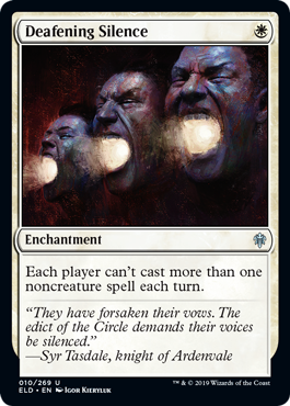 Deafening Silence Throne of Eldraine - 010 Non-Foil