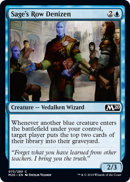 Sage's Row Denizen MTG Core 2020 - 073 Non-Foil