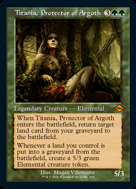 Titania, Protector Of Argoth Retro Foil-Etched