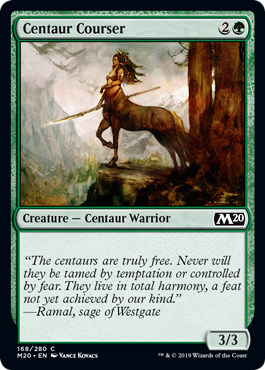 Centaur Courser MTG Core 2020 - 168 Non-Foil