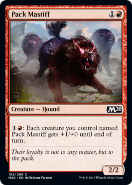 Pack Mastiff MTG Core 2020 - 152 Non-Foil