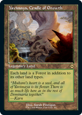 Yavimaya, Cradle Of Growth Retro Foil-Etched