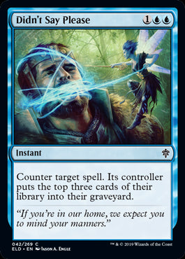 Didn't Say Please Throne of Eldraine - 042 Non-Foil