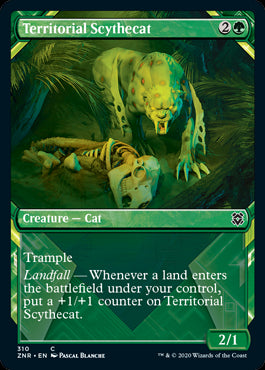 Expedition Frame Territorial Scythecat MTG Zendikar Rising 310
