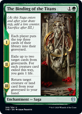 The Binding of the Titans Theros Beyond Death - 166 Non-Foil