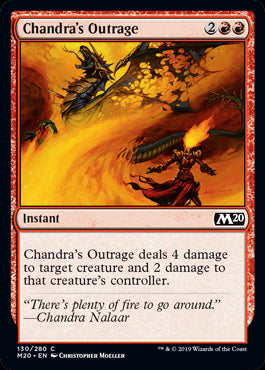 Chandra's Outrage MTG Core 2020 - 130 Non-Foil
