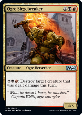 Ogre Siegebreaker MTG Core 2020 - 215 Non-Foil