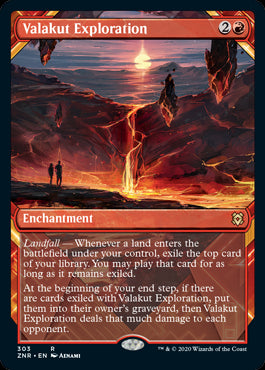 Expedition Frame Valakut Exploration MTG Zendikar Rising 303