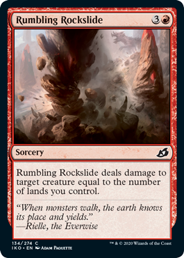 MTG Singles Ikoria | Rumbling Rockslide 134