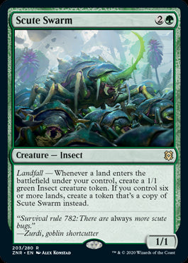 Scute Swarm MTG Zendikar Rising #203