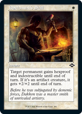 Blacksmith'S Skill Retro Foil-Etched