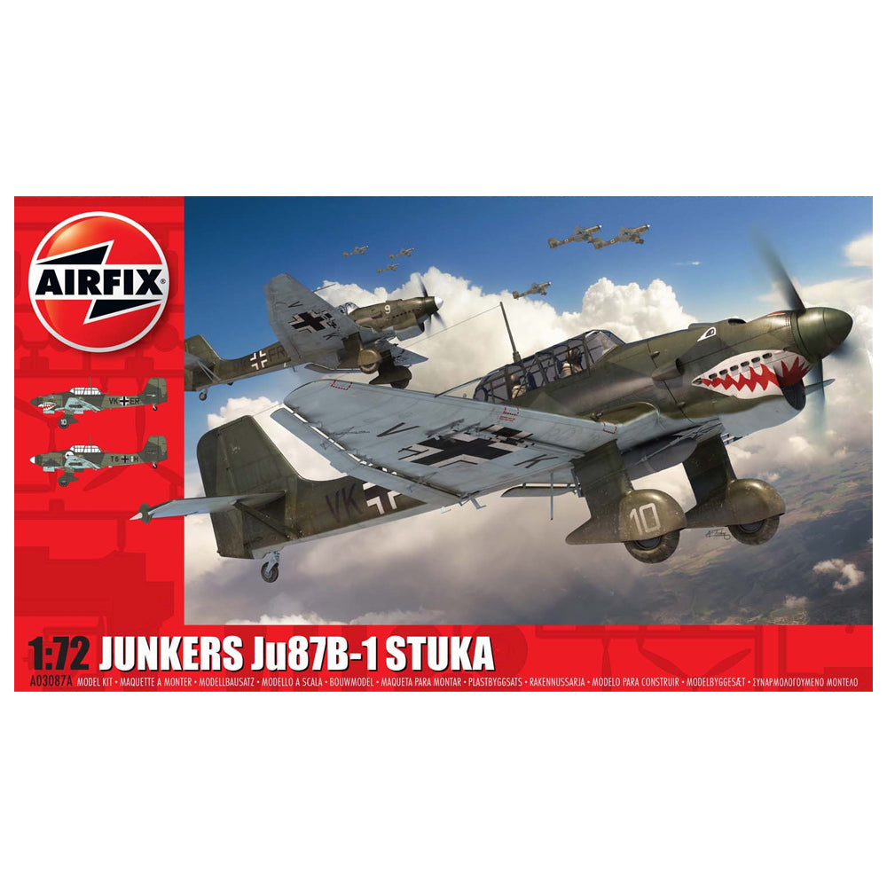 Airfix Junkers Ju87B-1 Stuka 1:72 Scale Aircraft Model