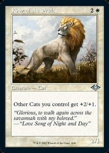King Of The Pride Retro Foil