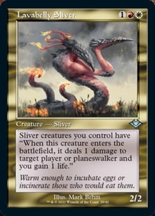 Lavabelly Sliver Etched Retro Foil
