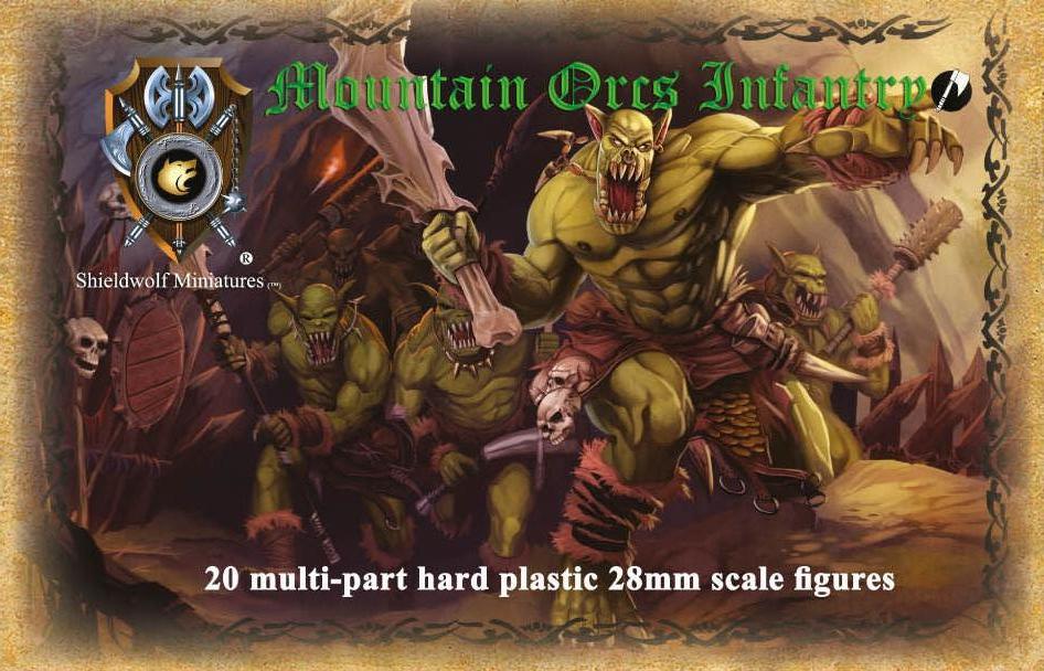 O-705 - Mountain Orcs Infantry - Boxset (Shieldwolf)