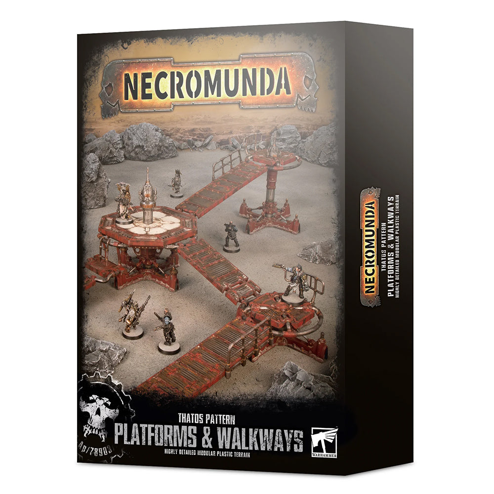 Thatos Pattern Platforms & Walkways - Necromunda Scenery
