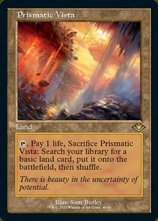 Prismatic Vista Etched Retro Foil