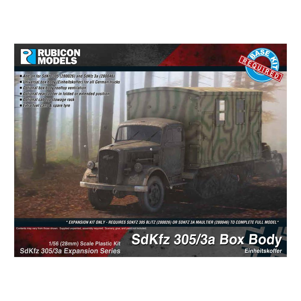 Sdkfz 305/3a Box Body - Rubicon