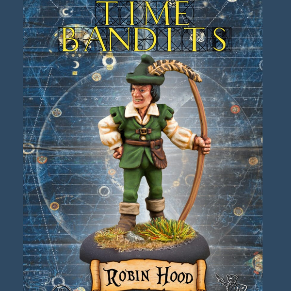 Robin Hood from the officially licenced  Time Bandits range by Northumbrian Tin Solider. This ranger is dressed in the typical Robin Hood attire and of course represents the character in the film. 