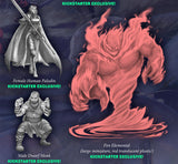 Extra Large Fire Elemental Gaming Miniature