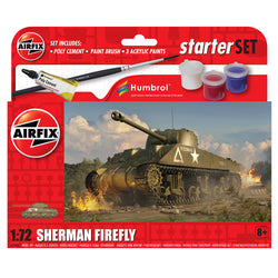 Sherman Firefly Tank Scale Model (Airfix Starter Set 1:72)