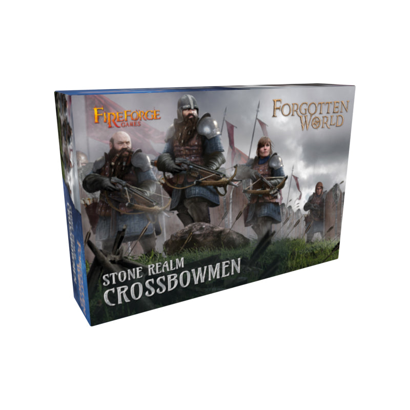 Stone Realm Crossbowmen (Forgotten World) Fantasy Dwarf Miniatures