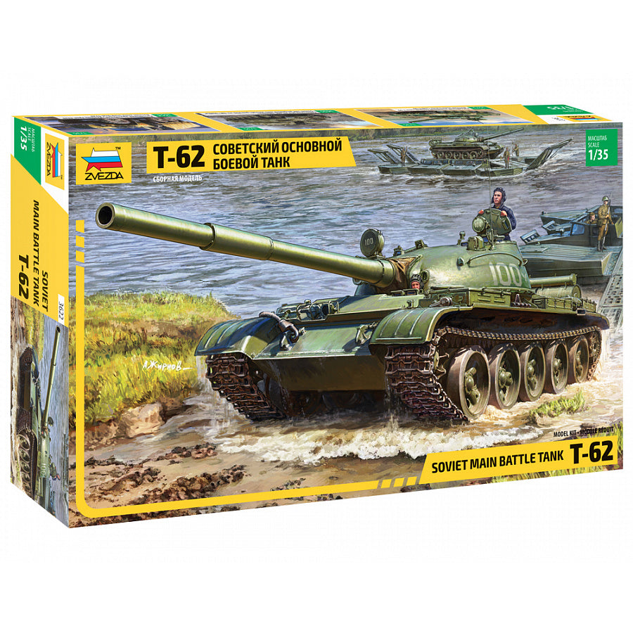 T-62 Soviet Main Battle Tank - 1/35 Scale Model