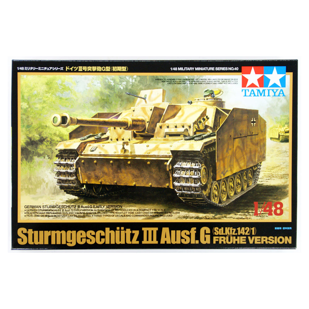 German Sturmgeschuetz III Auf.G - Tamiya 1/48 Scale Model