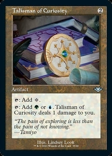 Talisman Of Curiosity Etched Retro Foil