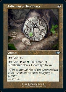 Talisman Of Resilience Retro Foil